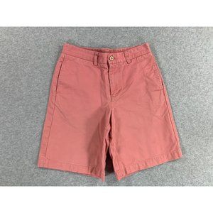 Vineyard Vines Classic Whale Cotton Chino Shorts (Boy's‎ Size 14) Jetty Red